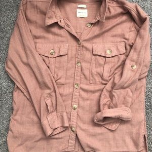 AE oversized button up